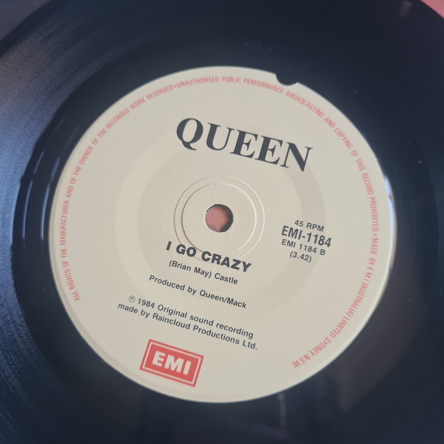 Queen – Radio Ga Ga - 1984 - Vinyl Record 7" Single - 45 RPM