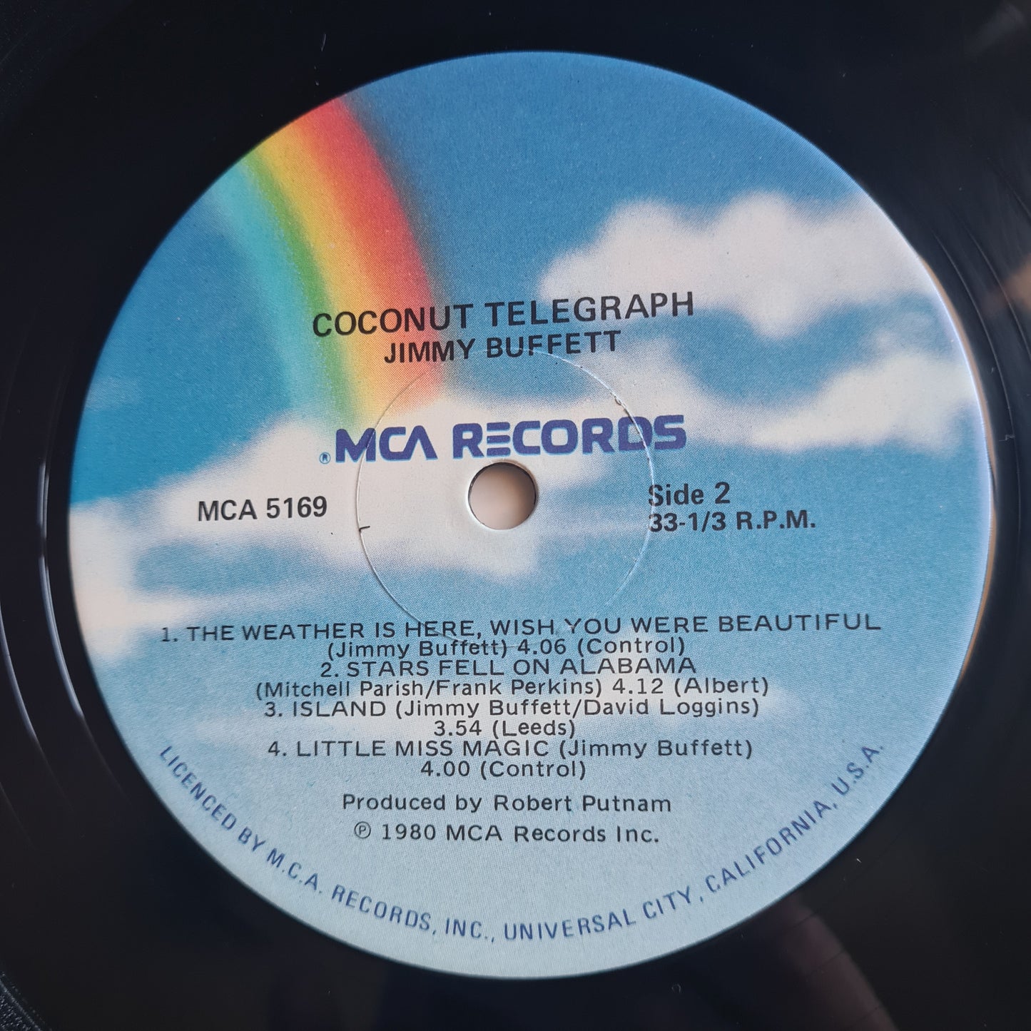 Jimmy Buffett – Coconut Telegraph - 1980 - Vinyl Record LP