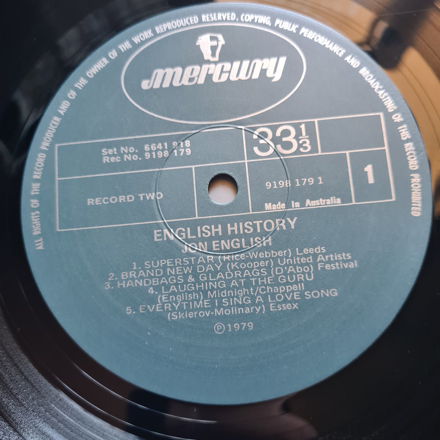 Jon English – English History - 1979 (Gatefold 2LP) - Vinyl Record