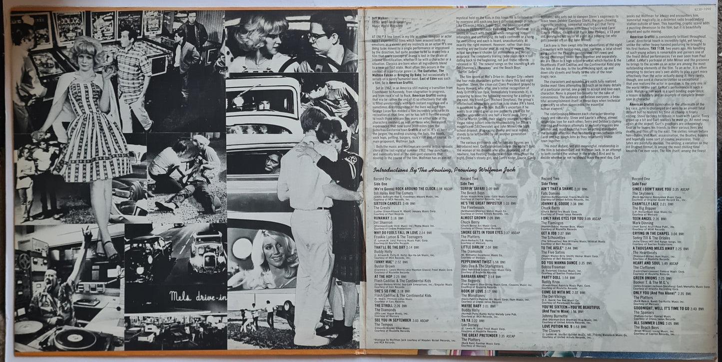 Various – 41 Original Hits From The Soundtrack Of American Graffiti (Canadian Pressing) - 1973 (2LP Gatefold) Vinyl Record