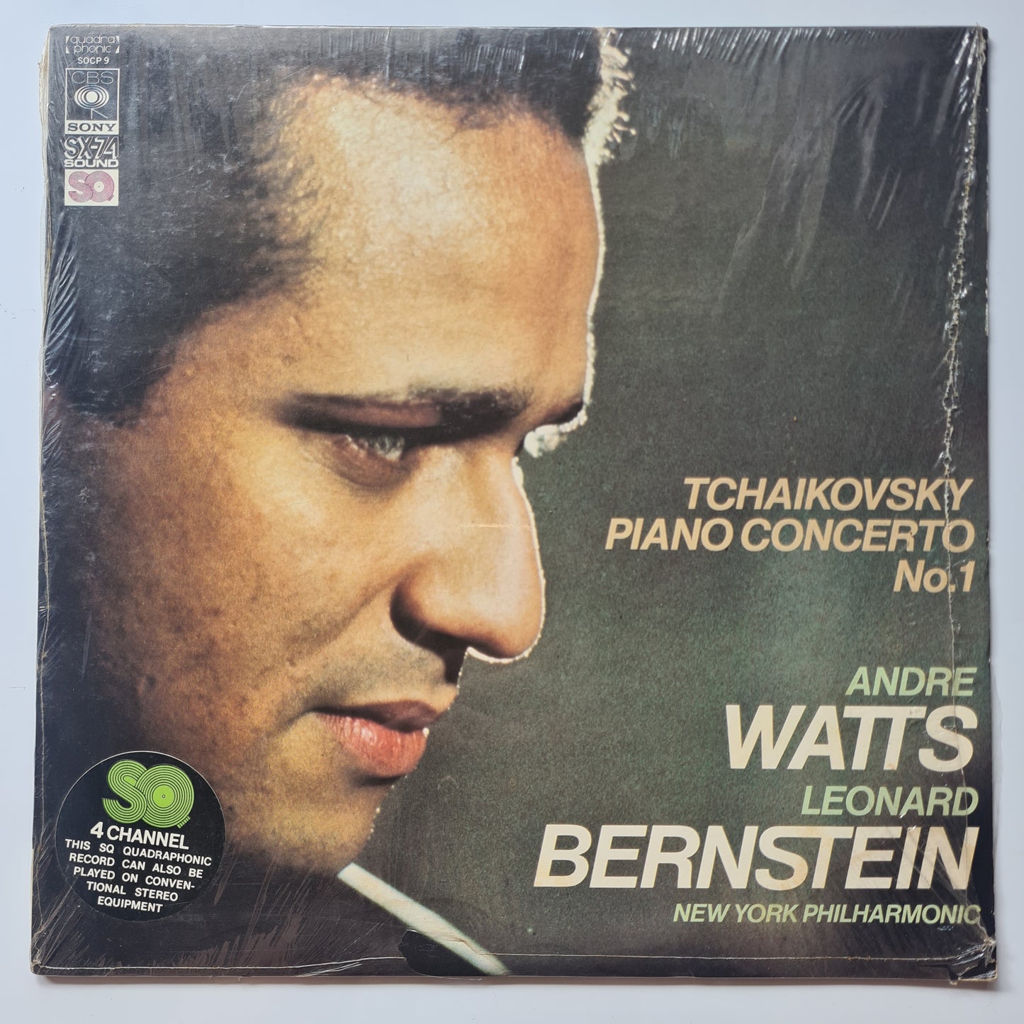 Tchaikovsky: Piano Concerto No. 1 – Andre Watts, Leonard Bernstein, New York Philharmonic - 1974 (4 Channel Quadraphonic Pressing) - Vinyl Record LP