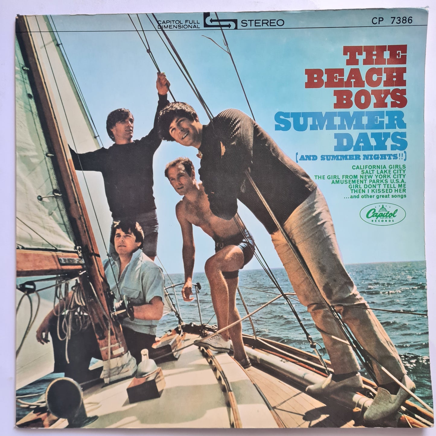 The Beach Boys - Summer Days (And Summer Nights!!) - 1965 (Japanese Pressing Red Vinyl) - Vinyl Record LP