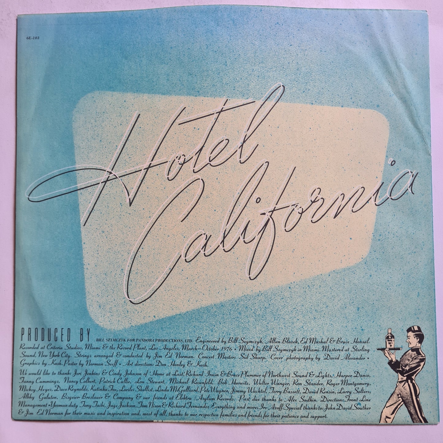 The Eagles – Hotel California - 1976 (Australian Pressing) - with poster) - Vinyl Record LP