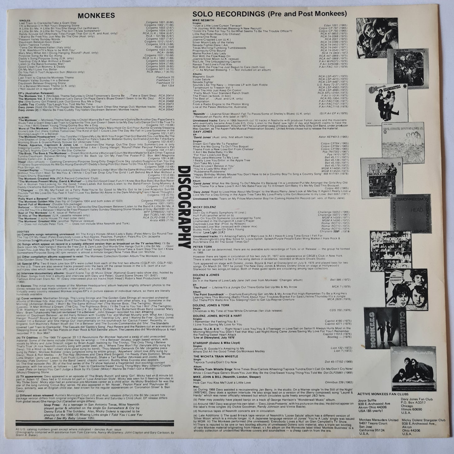The Monkees – Monkeymania: 40 Timeless Hits - 1979 (Gatefold 2LP) - Vinyl Record