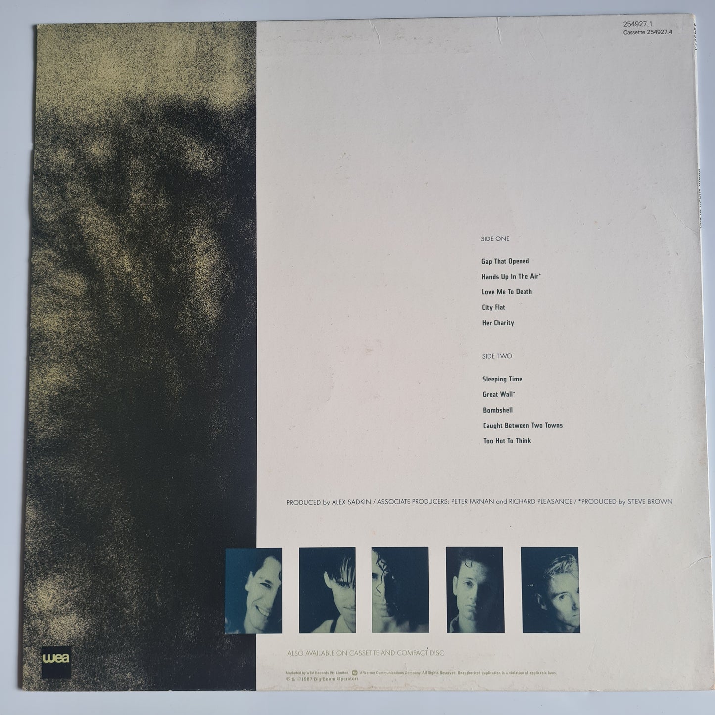 Boom Crash Opera – Boom Crash Opera (SIGNED BY DALE RYDER) - 1987 - (COVER ONLY)