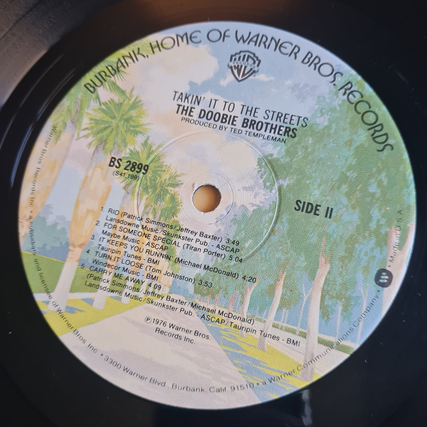 The Doobie Brothers – Takin' It To The Streets - 1976 - Vinyl Record LP