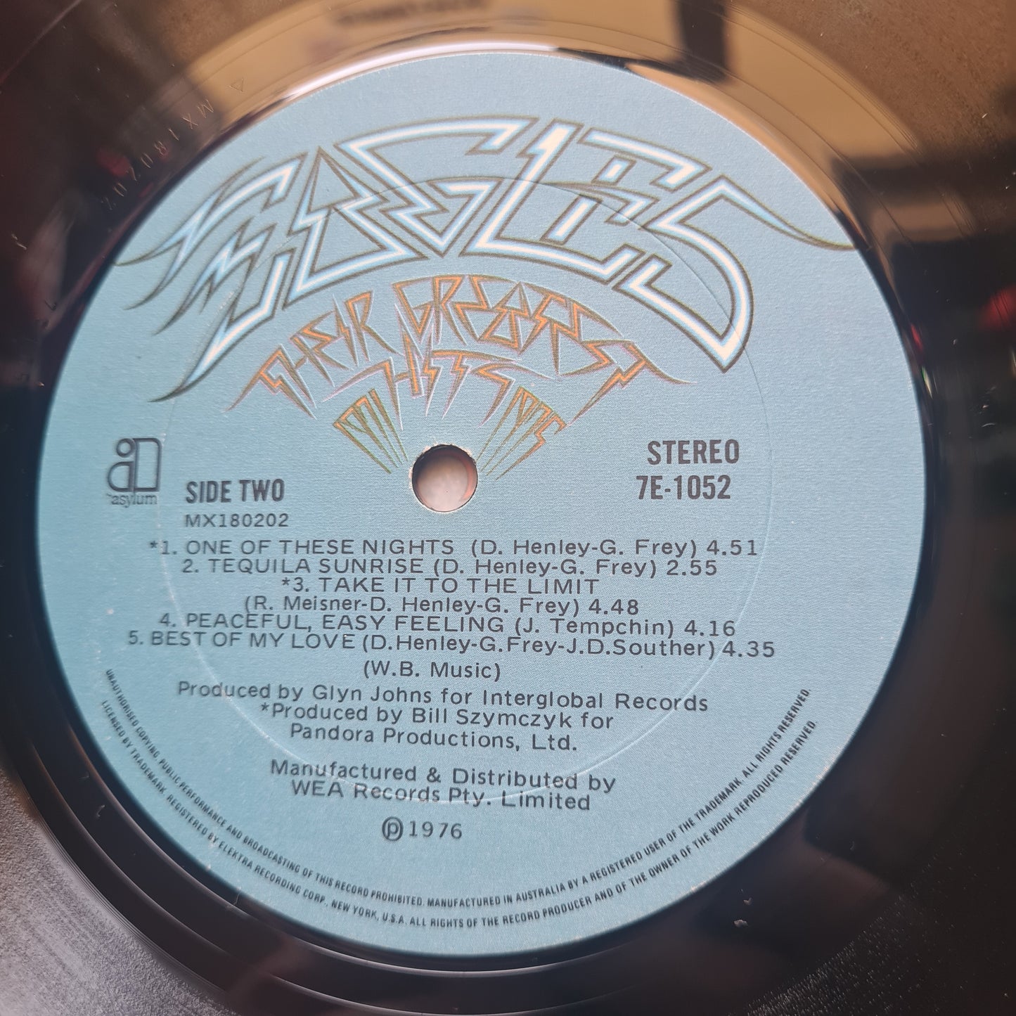 The Eagles – Their Greatest Hits - 1976 - Vinyl Record LP