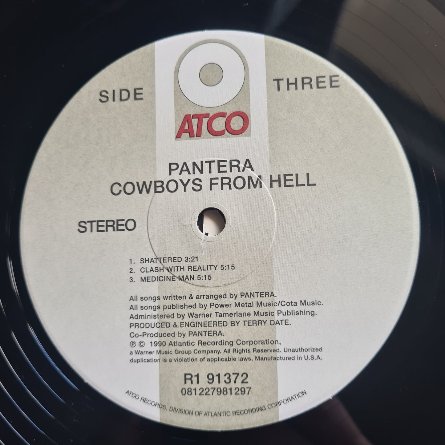 Pantera – Cowboys From Hell - 1990 (2010 USA Pressing- Gatefold 2LP) - Vinyl Record