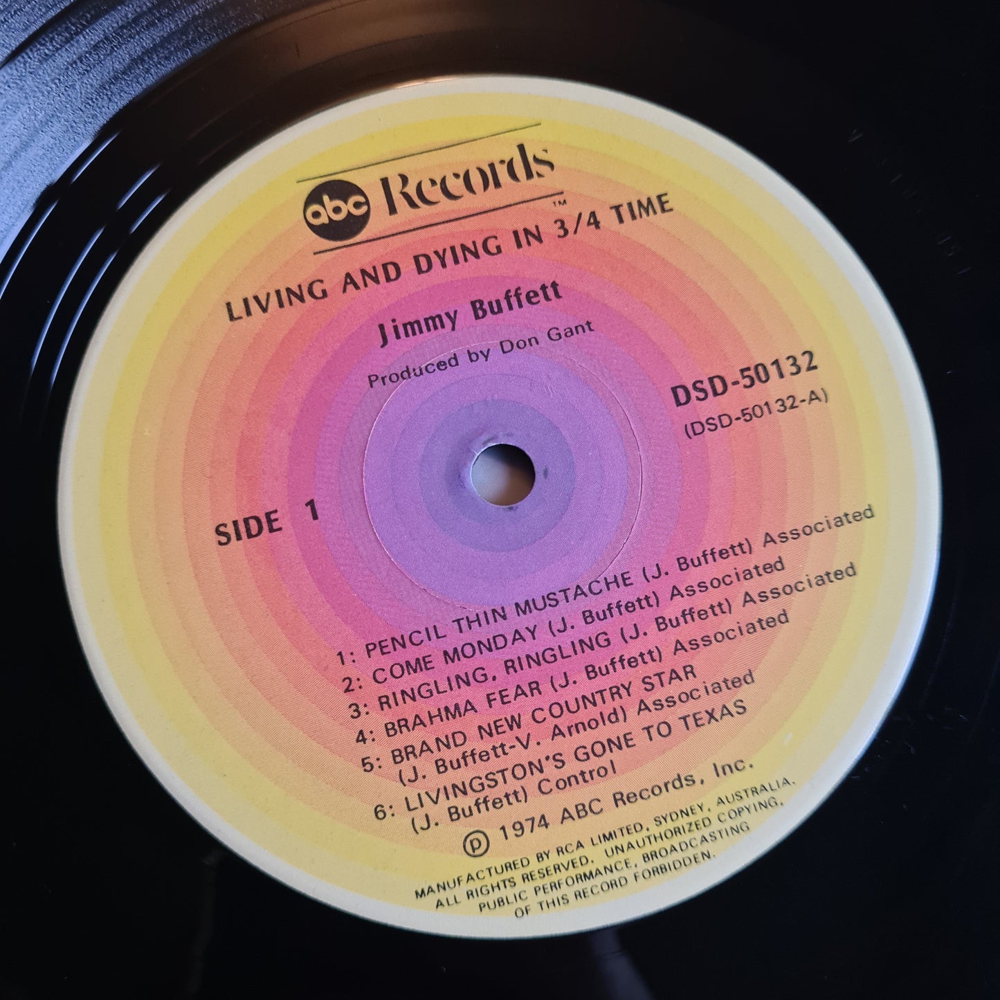 Jimmy Buffett – Living And Dying In 3/4 Time - 1975 (1979 Australian Pressing) - Vinyl Record LP (Gatefold)