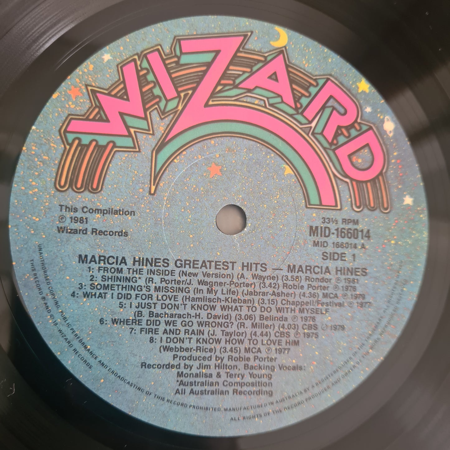 Marcia Hines – Greatest Hits - 1982 - Vinyl Record LP