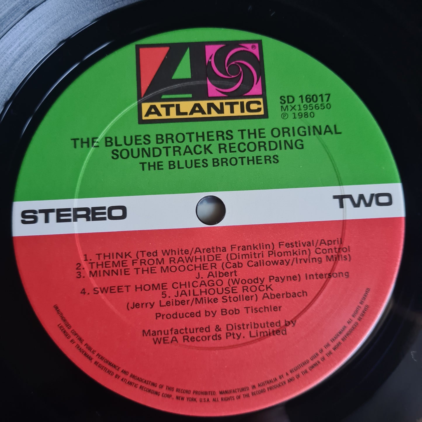 The Blues Brothers – Original Soundtrack Recording - 1980 - Vinyl Record LP