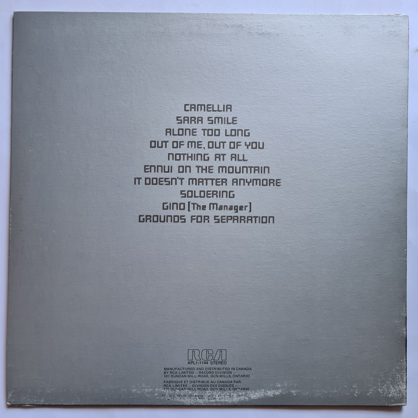 Daryl Hall & John Oates – Daryl Hall & John Oates  - 1975 (Canadian Pressing) - Vinyl Record LP