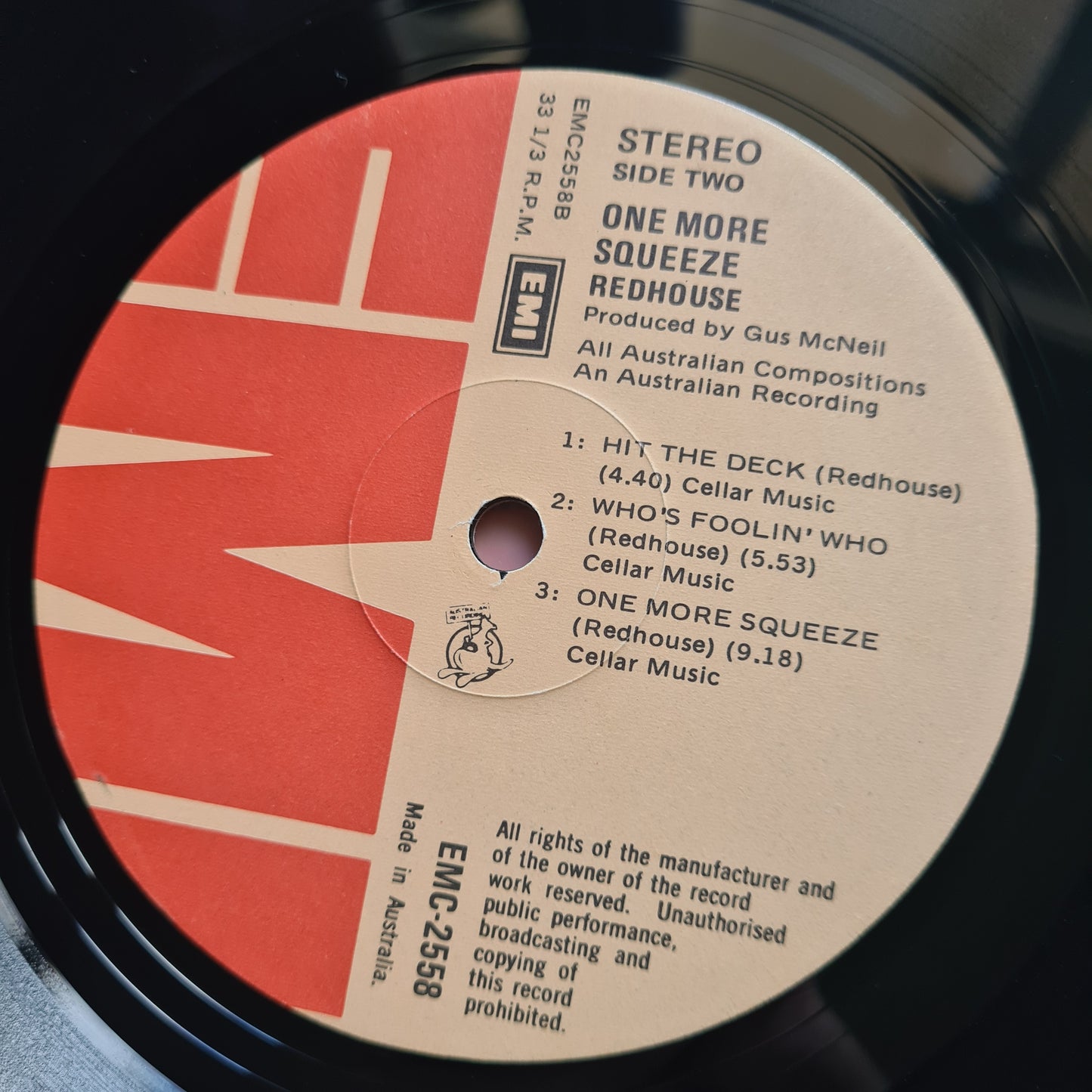 Redhouse – One More Squeeze- 1976 - Vinyl Record LP