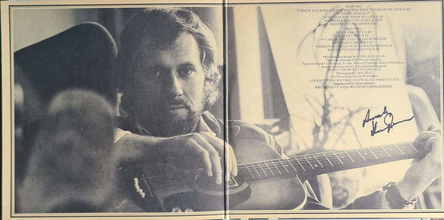 Kevin Johnson – *SIGNED* Rock & Roll (I Gave You The Best Years Of My Life) - 1974 - Vinyl Record LP