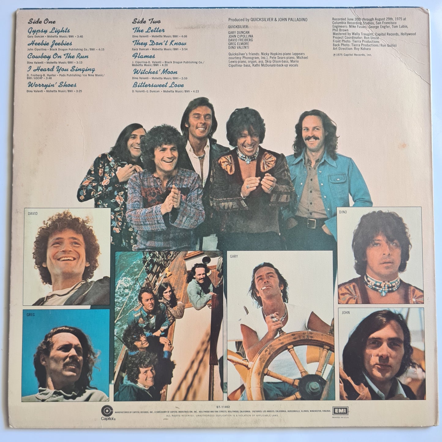 Quicksilver Messenger Service – Solid (US pressing) - 1975 - Vinyl Record LP