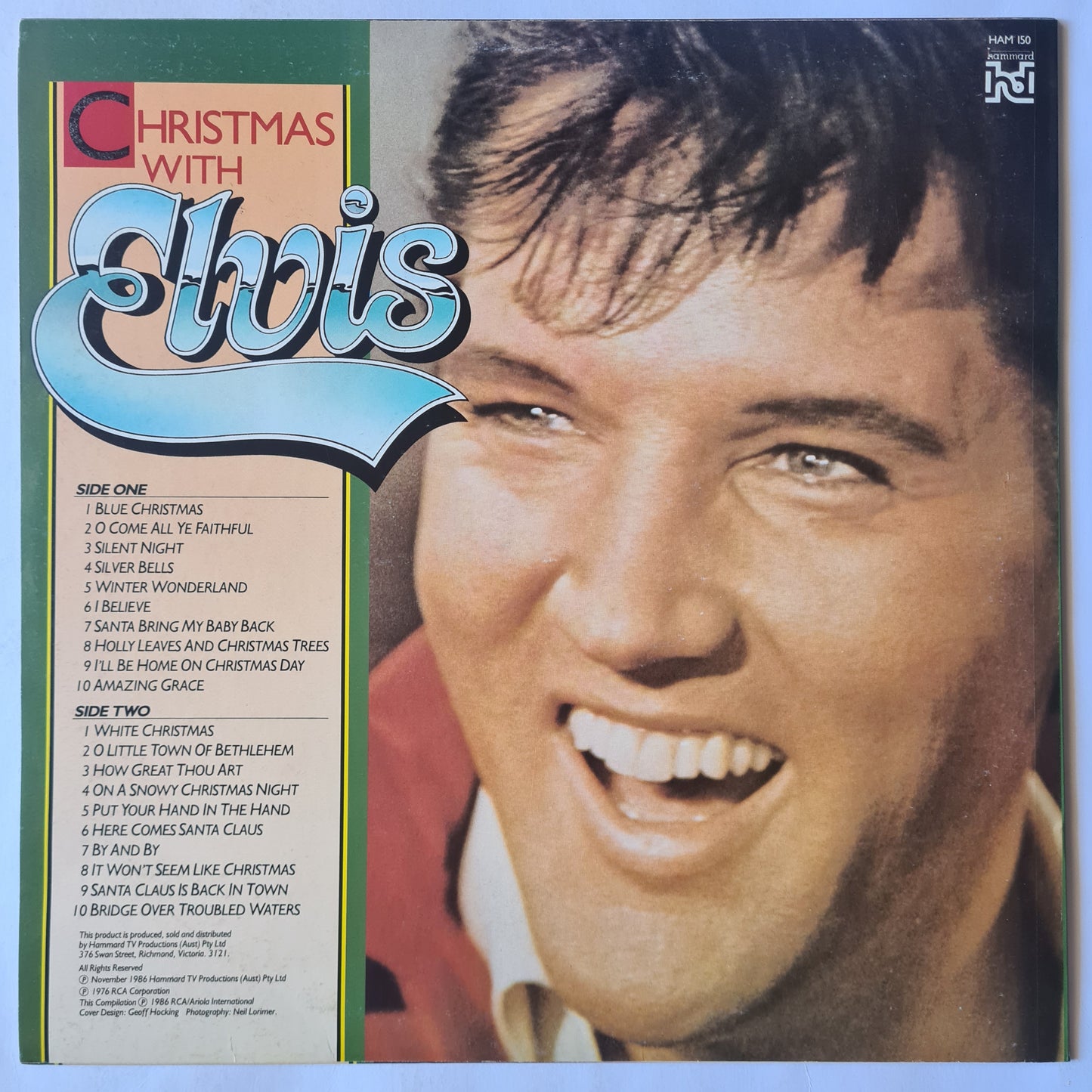 Elvis Presley – Christmas With Elvis - 1986 - Vinyl Record LP