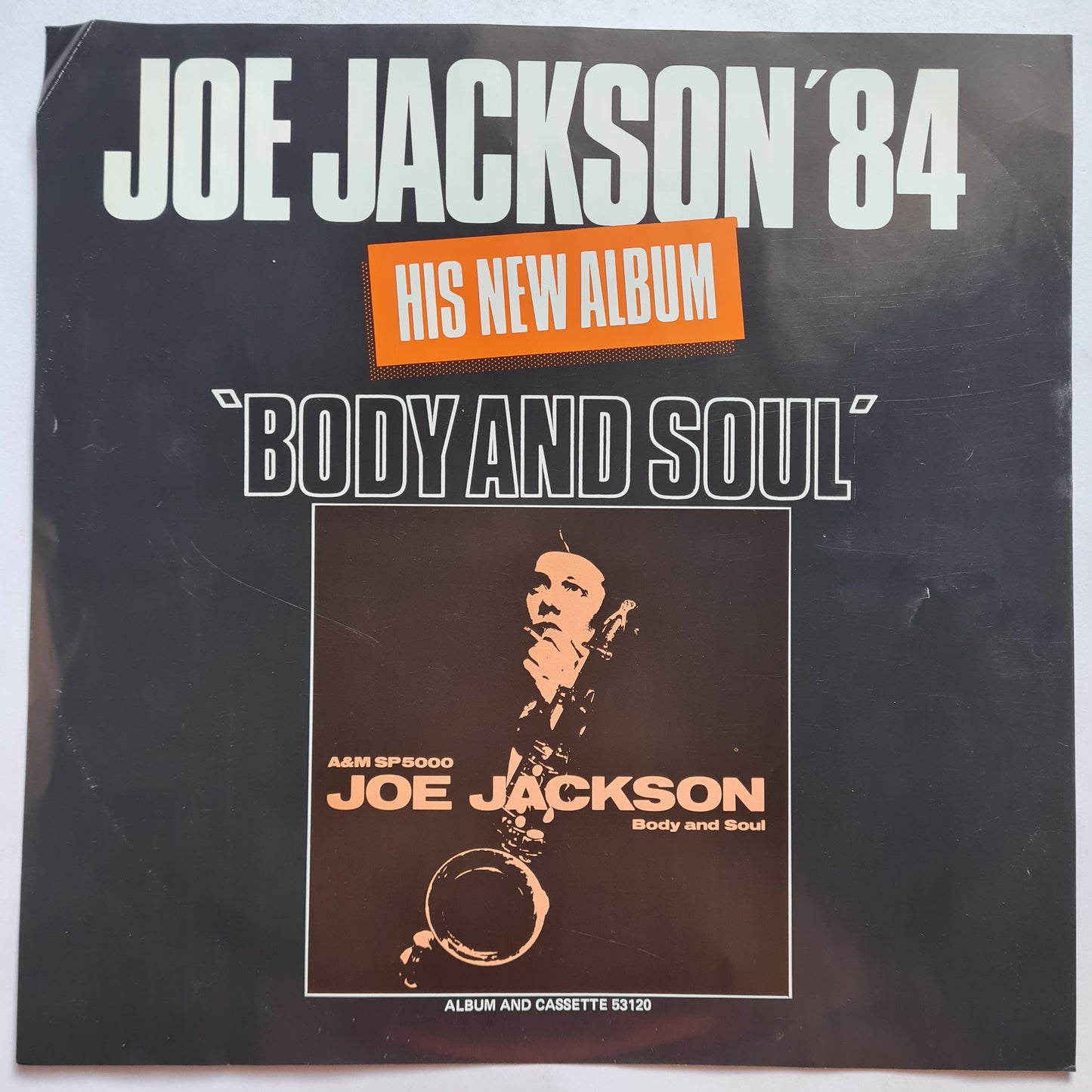 Joe Jackson – Body & Soul - 1984 - Vinyl Record LP