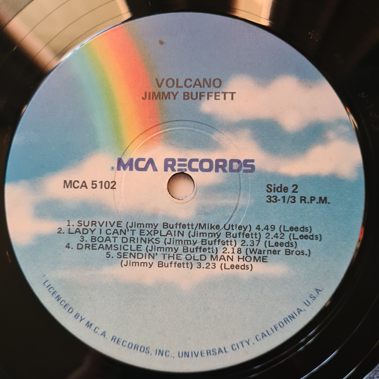 Jimmy Buffett – Volcano - 1979 - Vinyl Record LP (Gatefold)