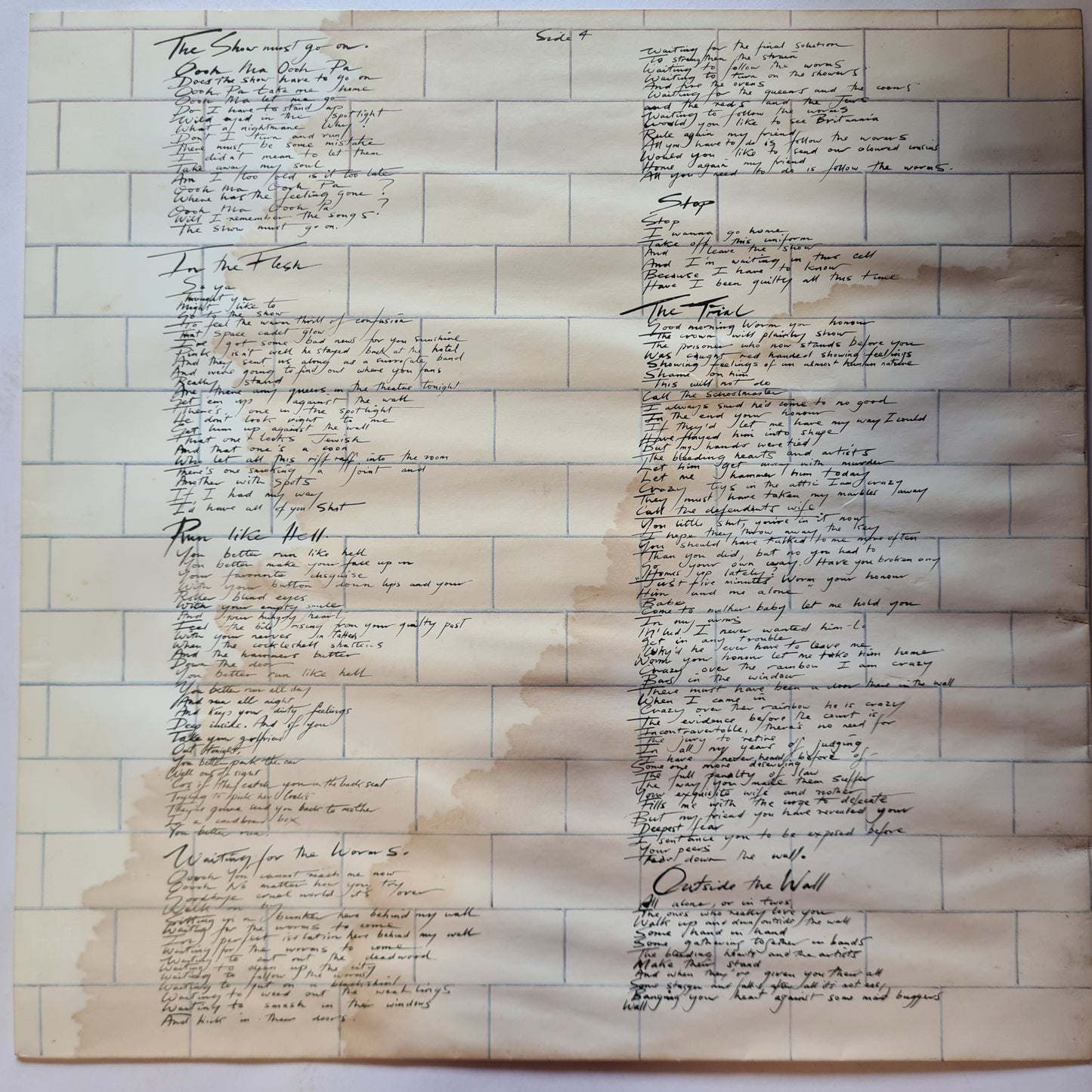 Pink Floyd – The Wall - 1979 (Gatefold) - Vinyl Record 2LP