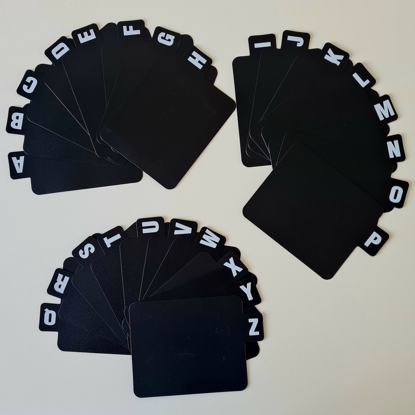 A–Z Plastic CD Dividers (26 Pieces) – Alphabetical CD Organiser Tabs