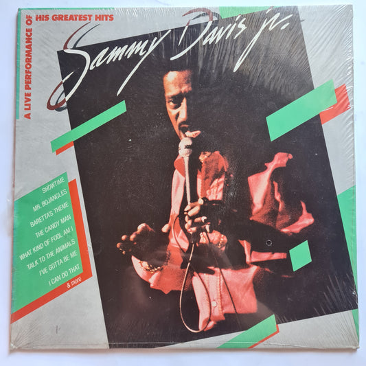 Sammy Davis Jr. – A Live Performance Of His Greatest Hits - 1977 - Vinyl Record LP (sealed)