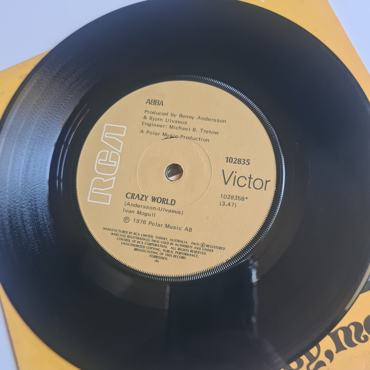 ABBA - Money, Money, Money - 1976 - Vinyl Record 7" Single - 45 RPM