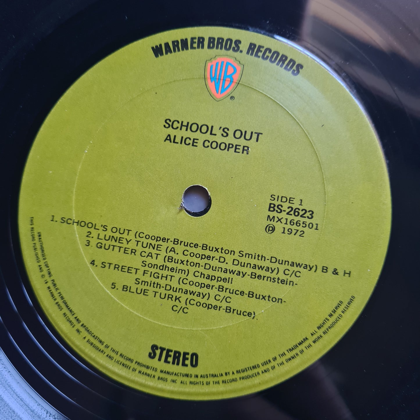 Alice Cooper – Schools Out (Folding Desk Cover) - 1972 - Vinyl Record LP (First Australian Pressing)