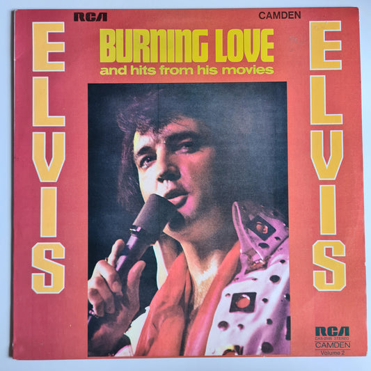 Elvis Presley – Burning Love & Hits From His Movies - 1972 - Vinyl Record LP