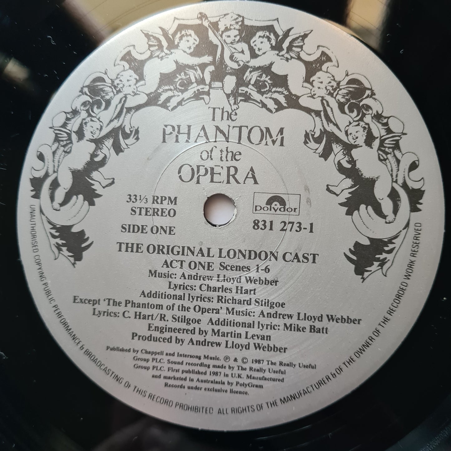 The Phantom Of The Opera – Andrew Lloyd Webber: The Original London Cast- 1987 (2LP Gatefold) - Vinyl Record