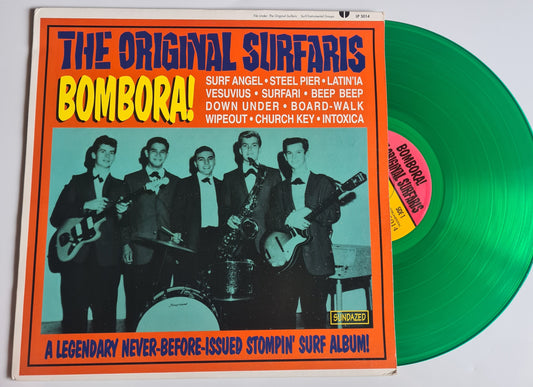 The Original Surfaris – Bombora!- 1995 - Green Translucent Vinyl Record LP (RARE)