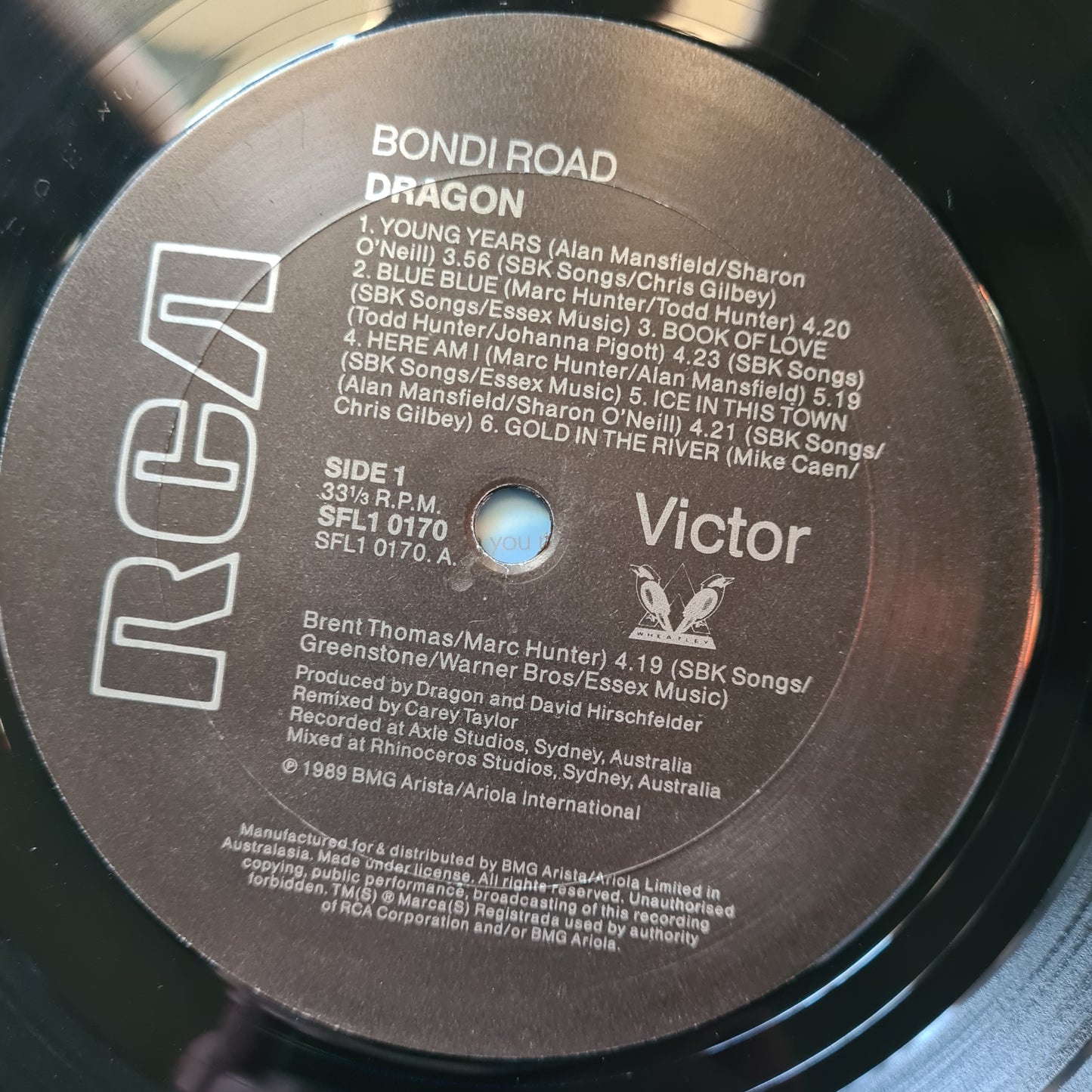 Dragon – Bondi Road - 1989 - Vinyl Record LP