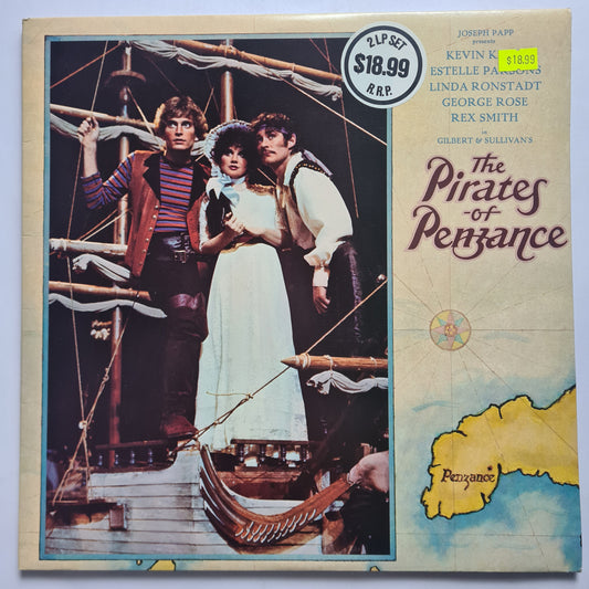 Broadway Cast (Linda Ronstadt) – Gilbert & Sullivan's The Pirates Of Penzance - 1981 (Gatefold) - Vinyl Record 2LP