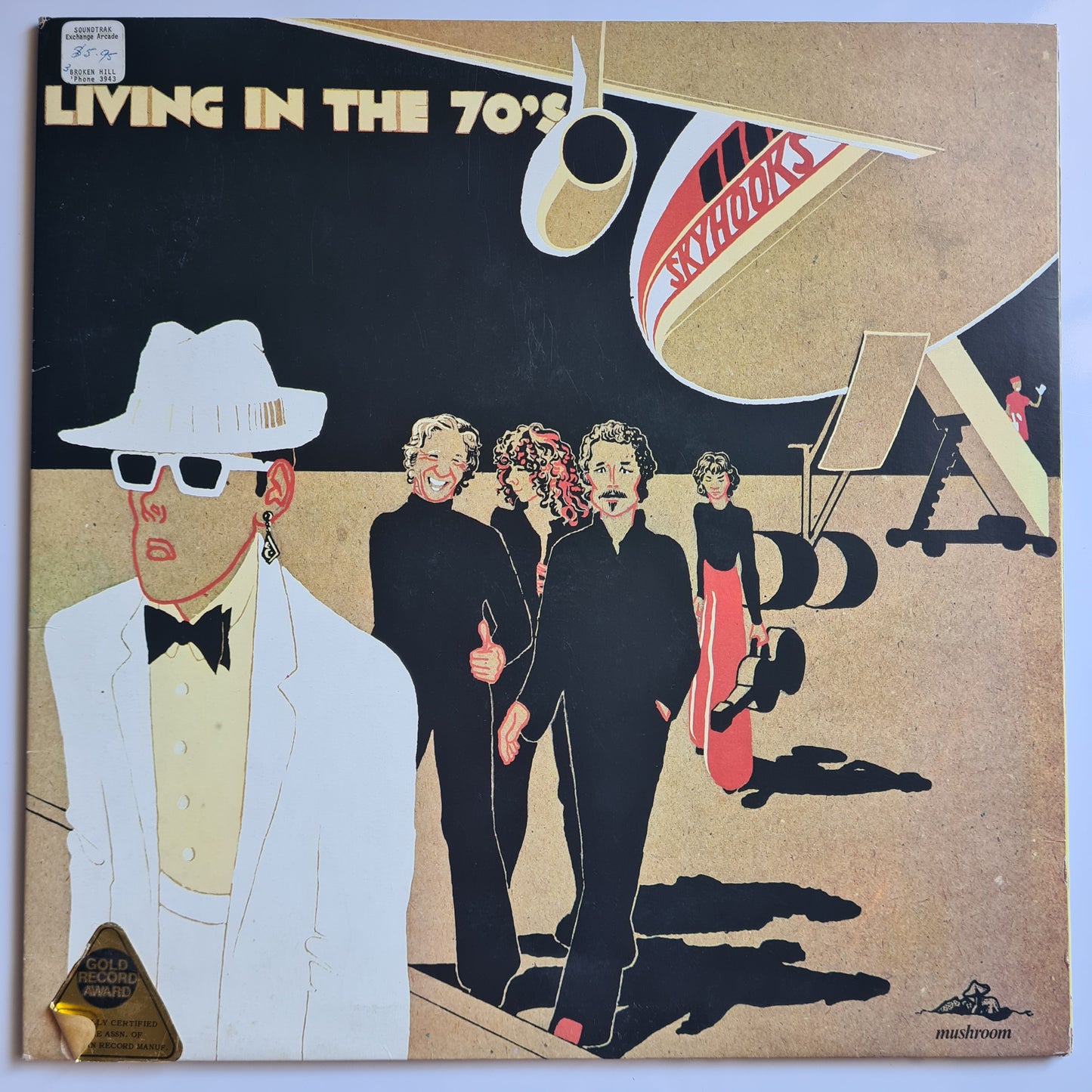 Skyhooks – Living In The 70's - 1974 - Vinyl Record LP