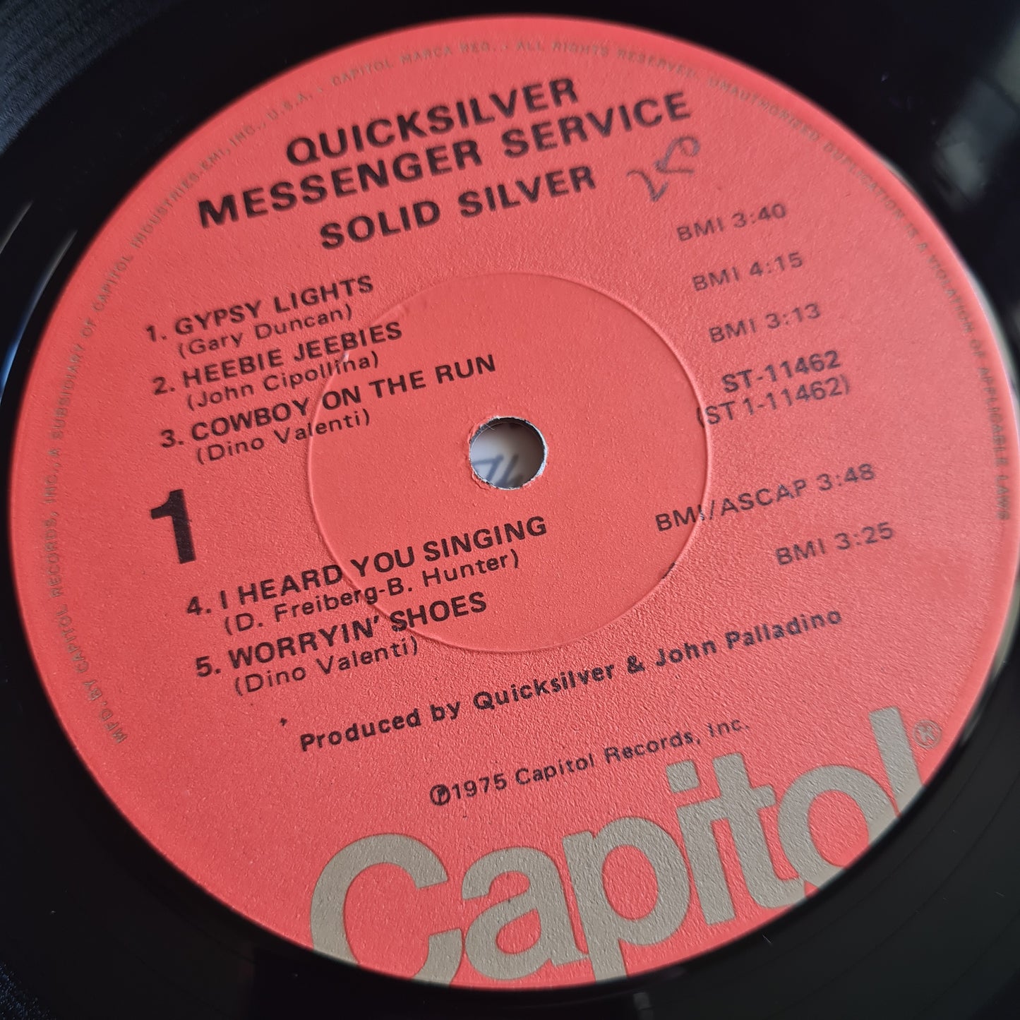 Quicksilver Messenger Service – Solid (US pressing) - 1975 - Vinyl Record LP