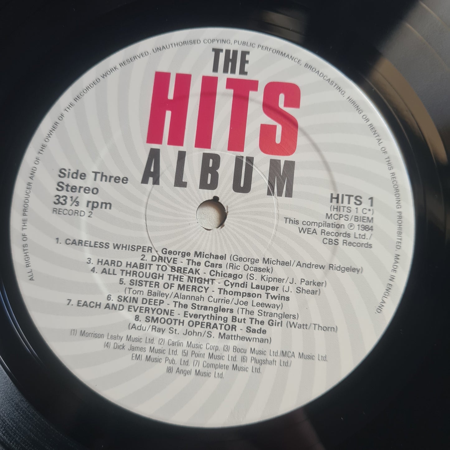 Various Artists – The Hits Album - 1984 - Vinyl Record 2LP (near mint)
