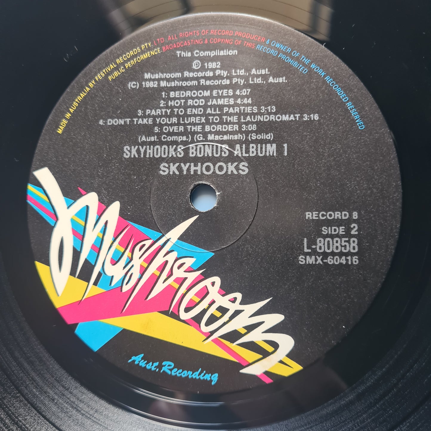 Skyhooks – Singles & B Sides - 1982 - Vinyl Record LP (near mint)