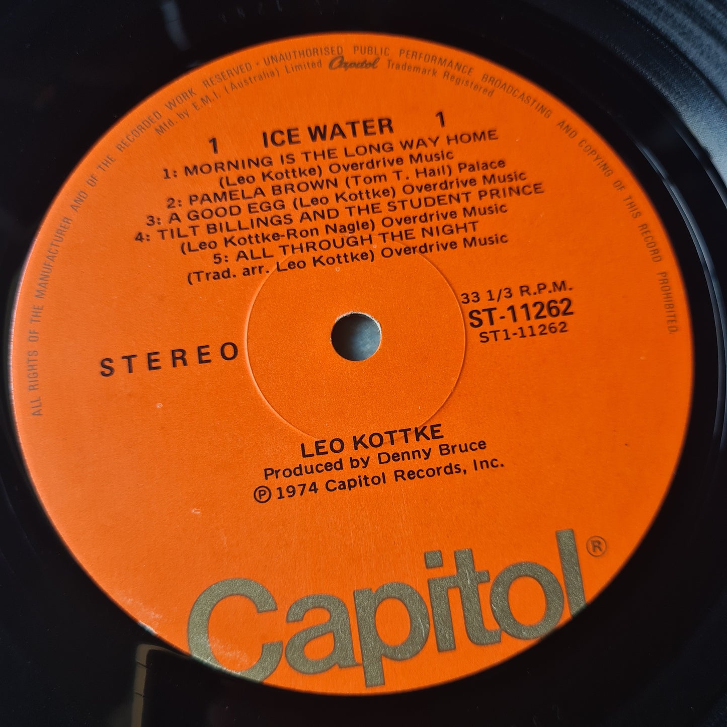 Leo Kottke – Ice Water - 1974 - Vinyl Record LP