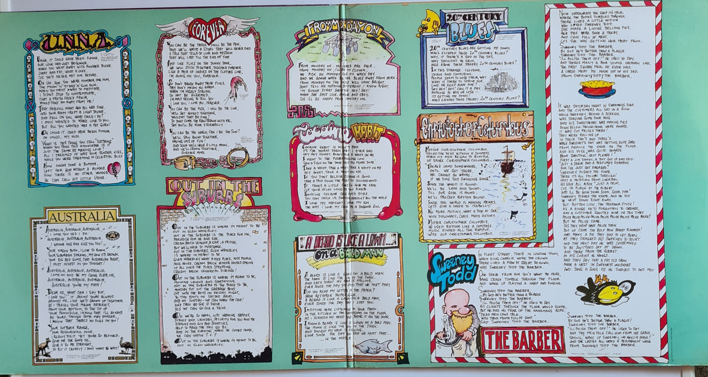 Captain Matchbox Whoopee Band – Australia - 1975 - Vinyl Record LP Gatefold (near mint)