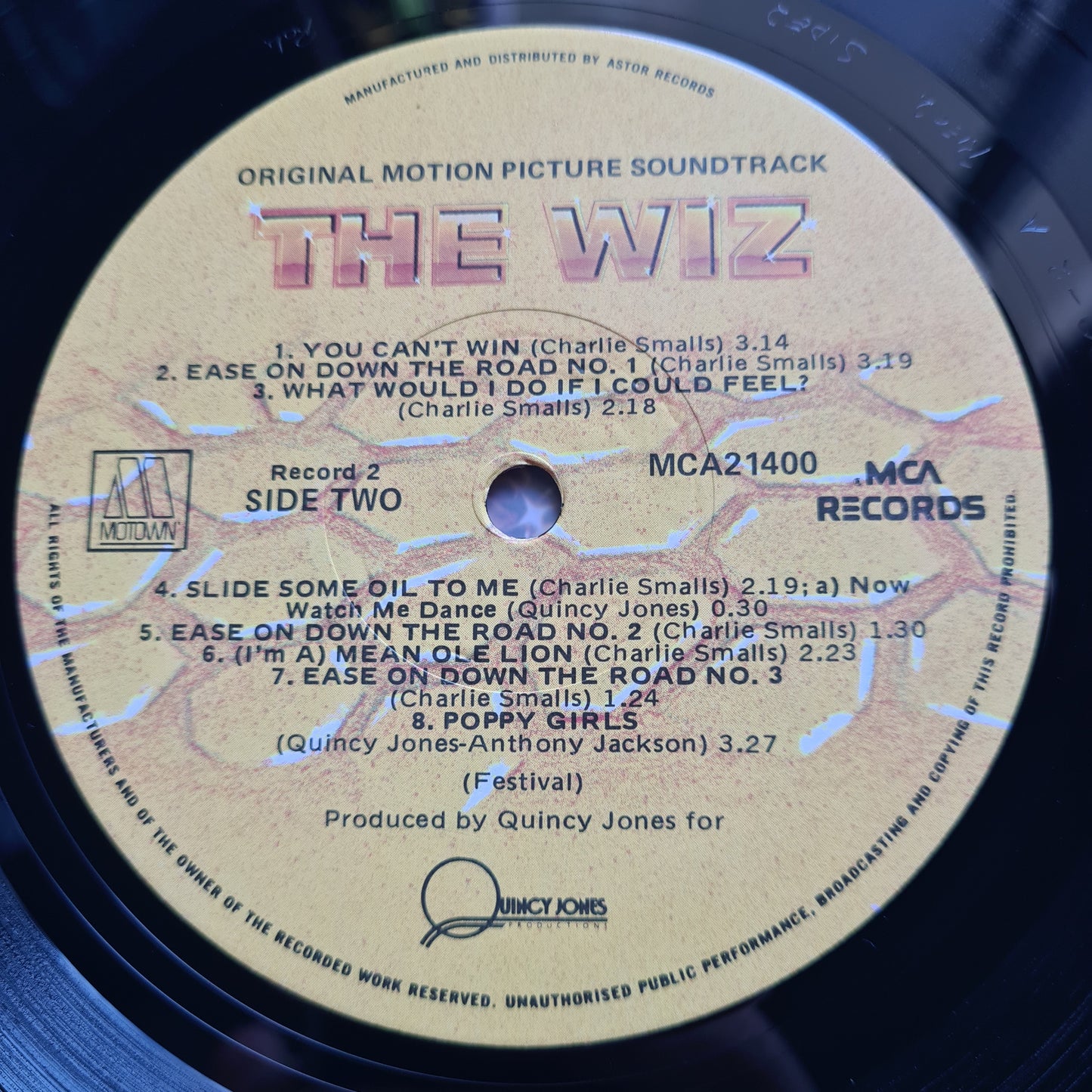 Various Artists (Michael Jackson, Diana Ross) – The Wiz (Original Motion Picture Soundtrack) - 1978 - Vinyl Record 2LP