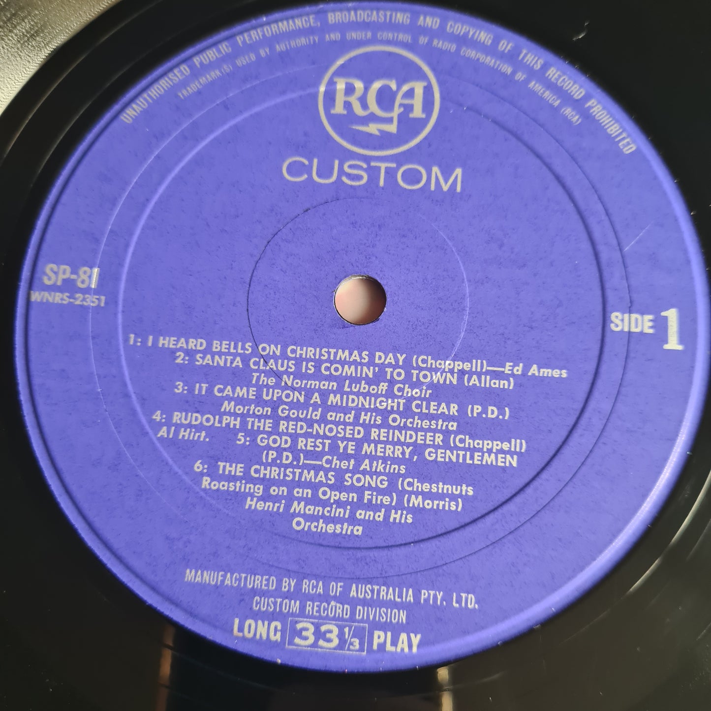 Various – Christmas Day With Colonel Sanders - 1968 (Australian Pressing) - Vinyl Record LP