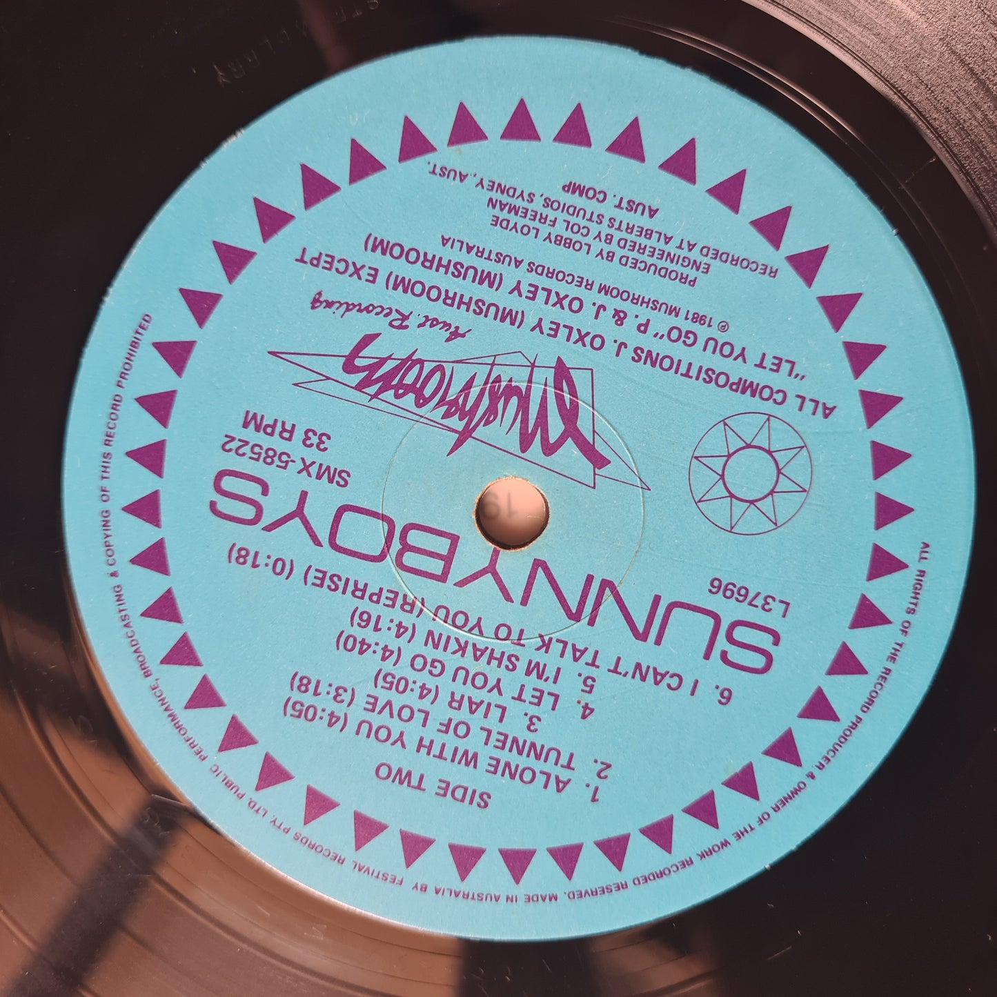 Sunnyboys – Sunnyboys - 1981 - Vinyl record LP