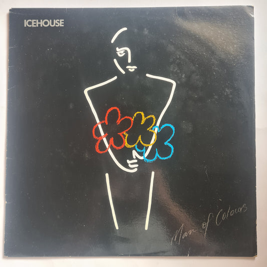 Icehouse – Man Of Colours (RARE Black Cover Version) - 1987 (near mint)