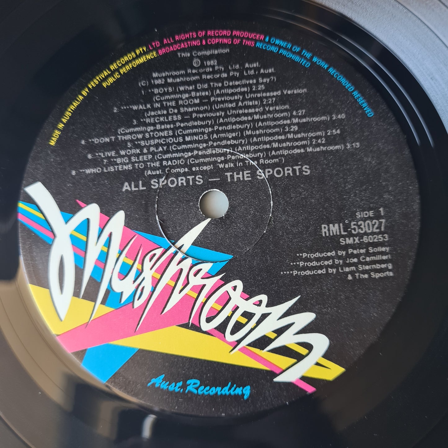 The Sports – All Sports (Greatest Hits) - 1982 - Vinyl Record LP