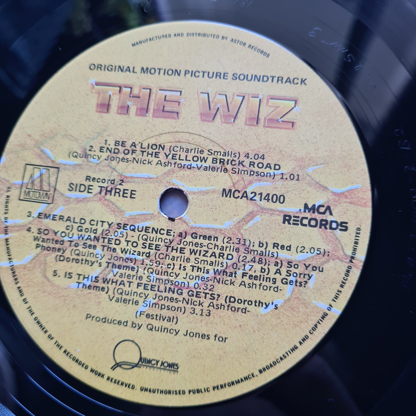 Various Artists (Michael Jackson, Diana Ross) – The Wiz (Original Motion Picture Soundtrack) - 1978 - Vinyl Record 2LP