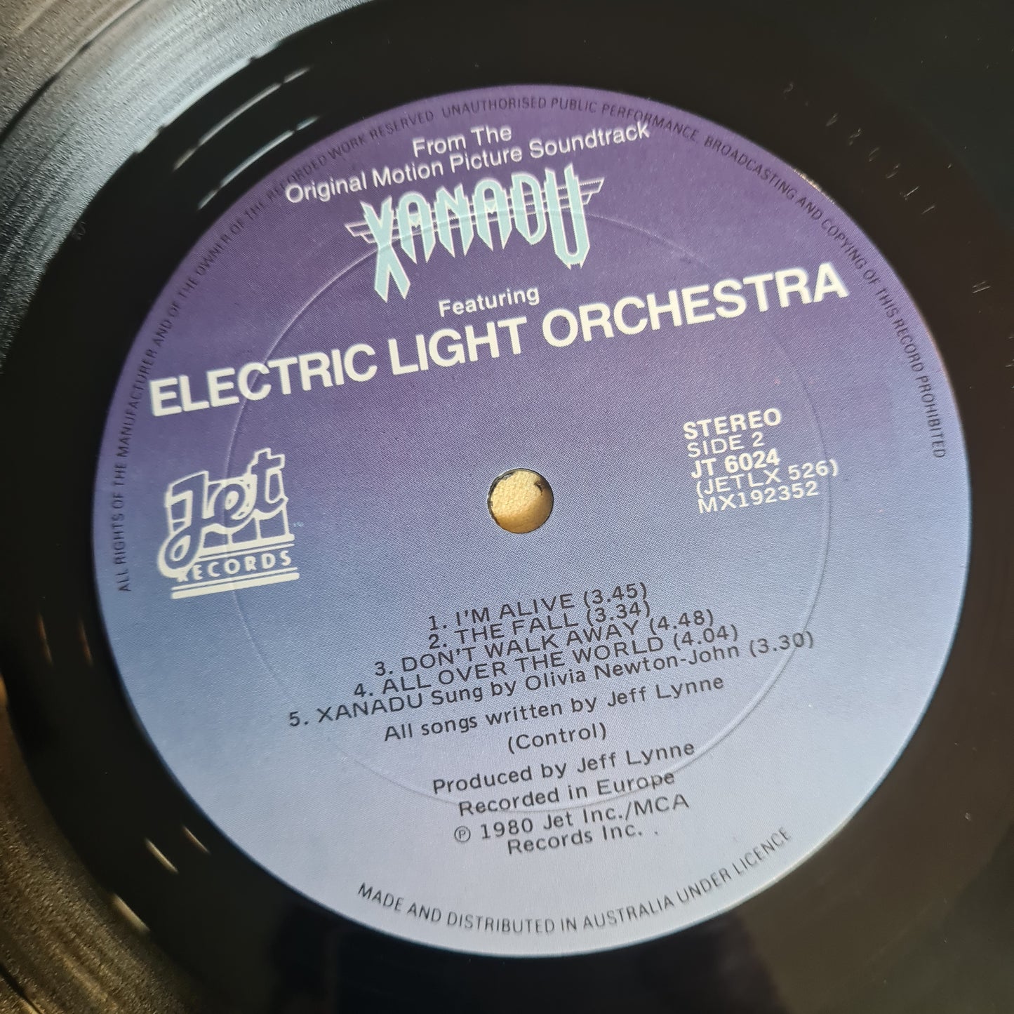 ELO & Olivia Newton John – Xanadu - 1980 (Gatefold) - Vinyl Record LP (near mint)