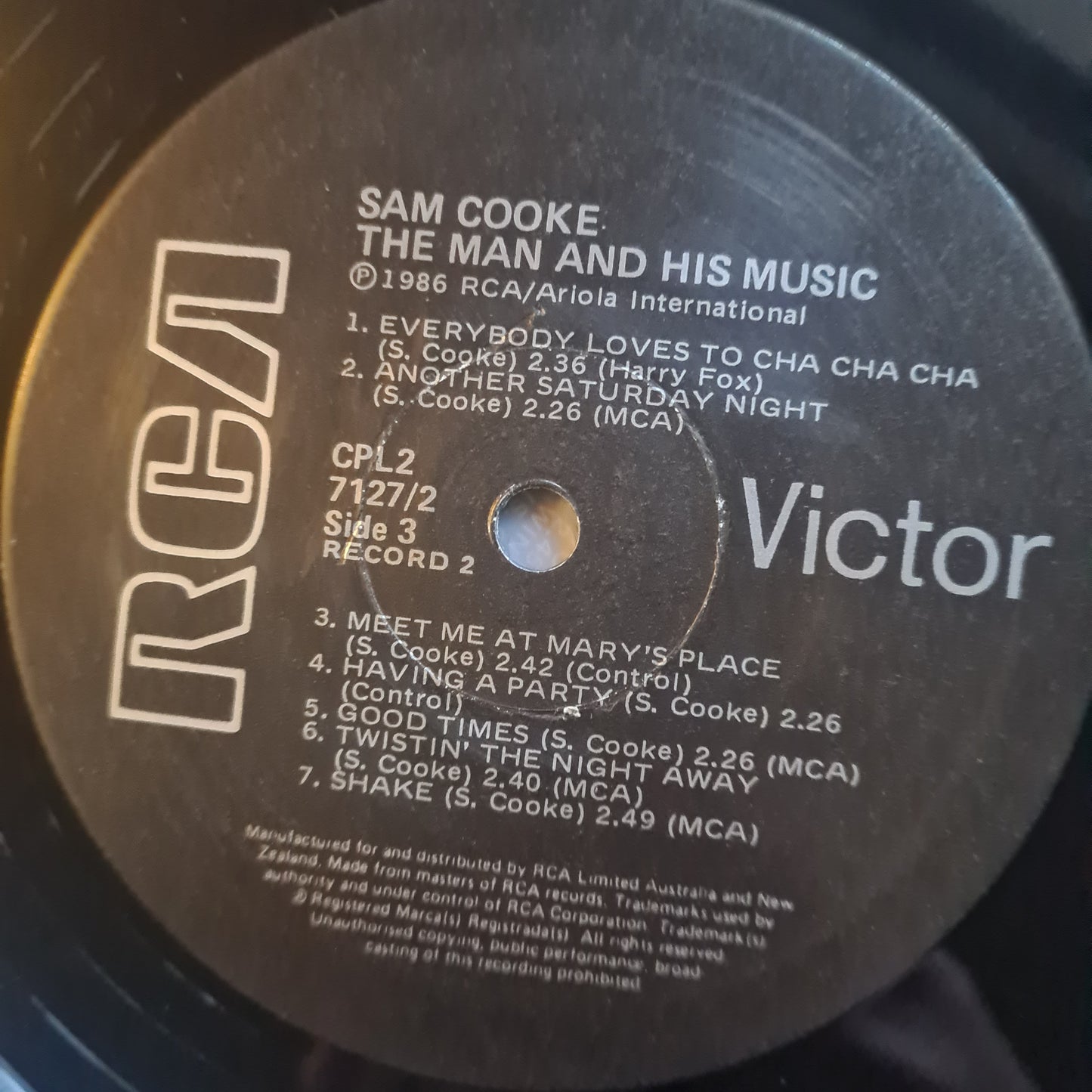 Sam Cooke – The Man And His Music - 1986 - 2LP Vinyl Record