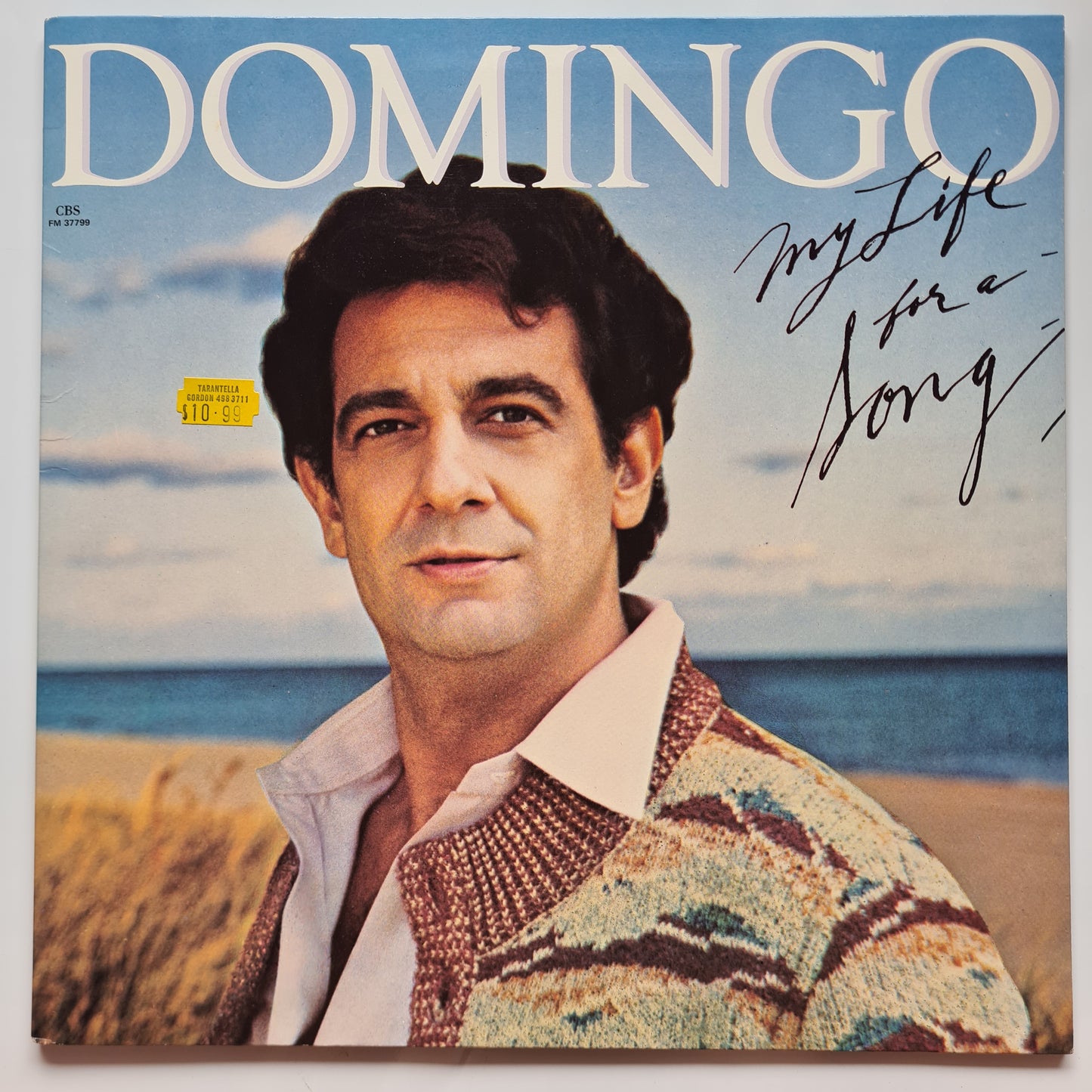 Placido Domingo – My Life For A Song - 1983 - Vinyl Record LP