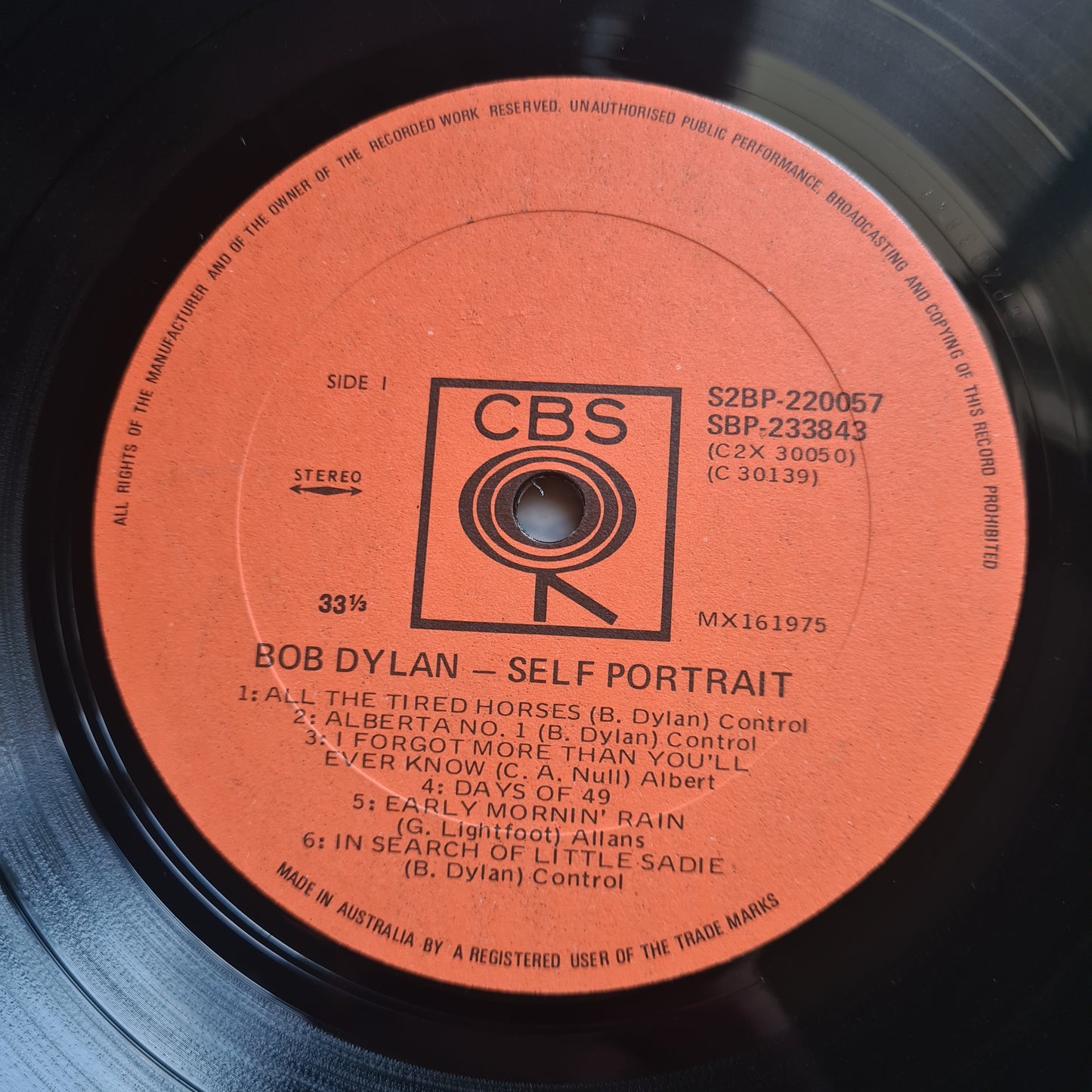 Bob Dylan – Self Portrait - 1970 (2LP Australian Pressing) - Vinyl Record (Gatefold)