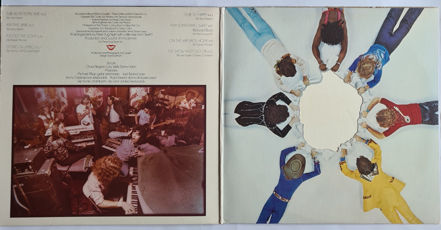Three Dog Night – Hard Labor - 1974 (USA Pressing) - Vinyl Record LP (with file insert)