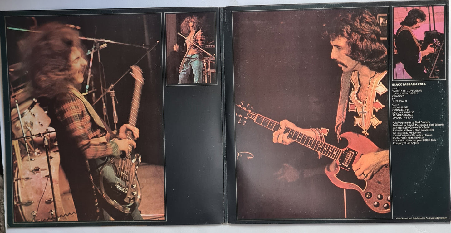 Black Sabbath – Black Sabbath Vol 4 - 1972 (Rare 1973 Australian Pressing Spaceship Label) - Vinyl Record LP (near mint)
